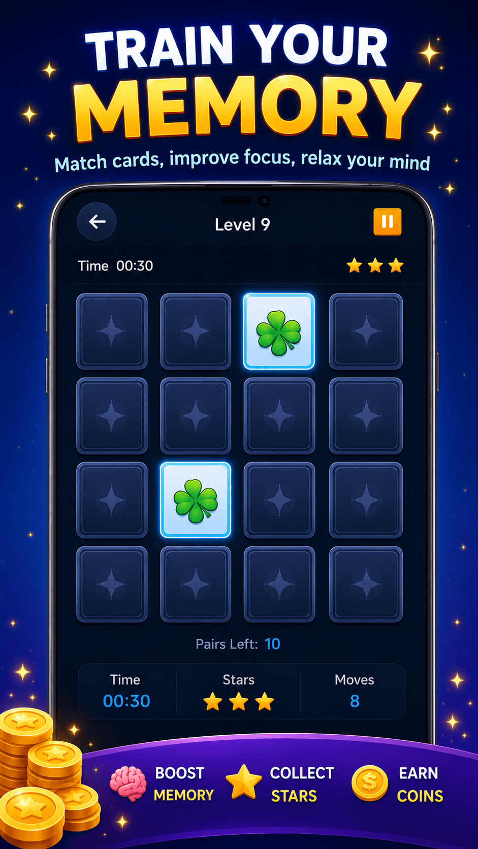 MemoVivid gameplay screen 1