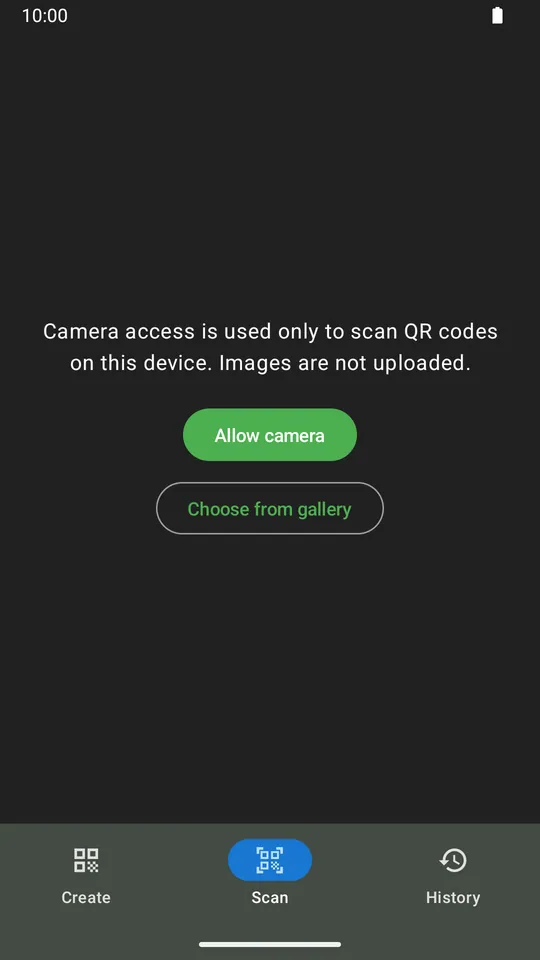 QR Code Generator - QR Creator V3.0.0 — Camera and gallery scanning