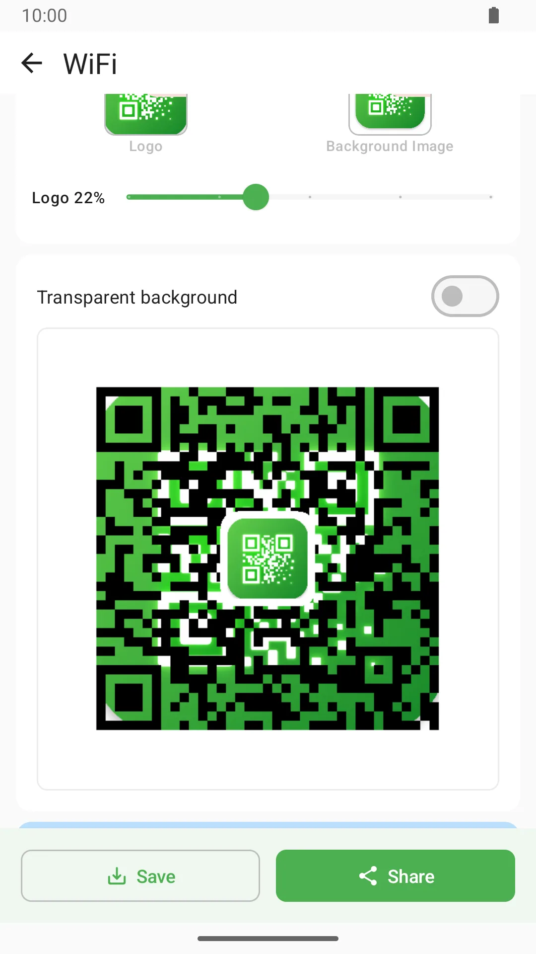 QR Creator V3.0.0 personalized preview with readability feedback