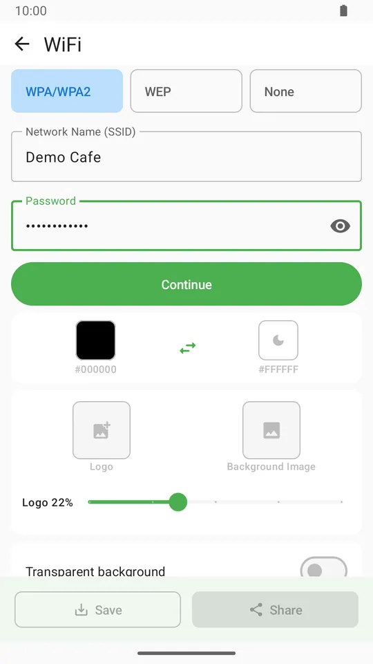 QR Code Generator - QR Creator V3.0.0 — Wi-Fi QR editor